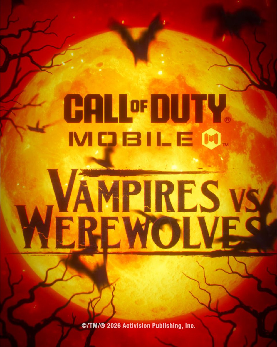 The Season YOU voted for is nearly here! Experience the first fan-voted Season of Call of Duty: Mobile! Season 9: Vampires vs. Werewolves goes live on Wednesday, October 14th at 5 PM PT!