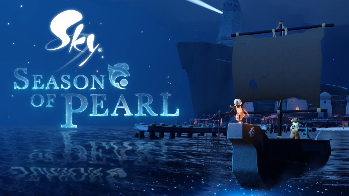 Will you find what the sea has lost? 🌊 The Season of Pearl arrives in Sky on October 16! 🦪✨