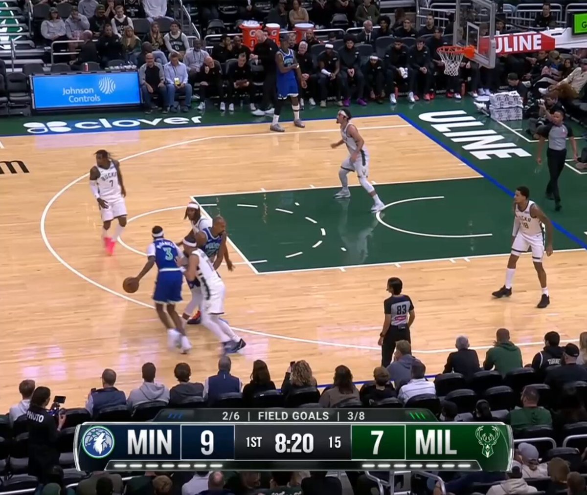 LaMelo Ball’s first bucket as a member of the Timberwolves 👀
