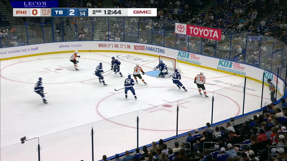 Marty McFlyer is on the board! #PHIvsTBL | #LetsGoFlyers
