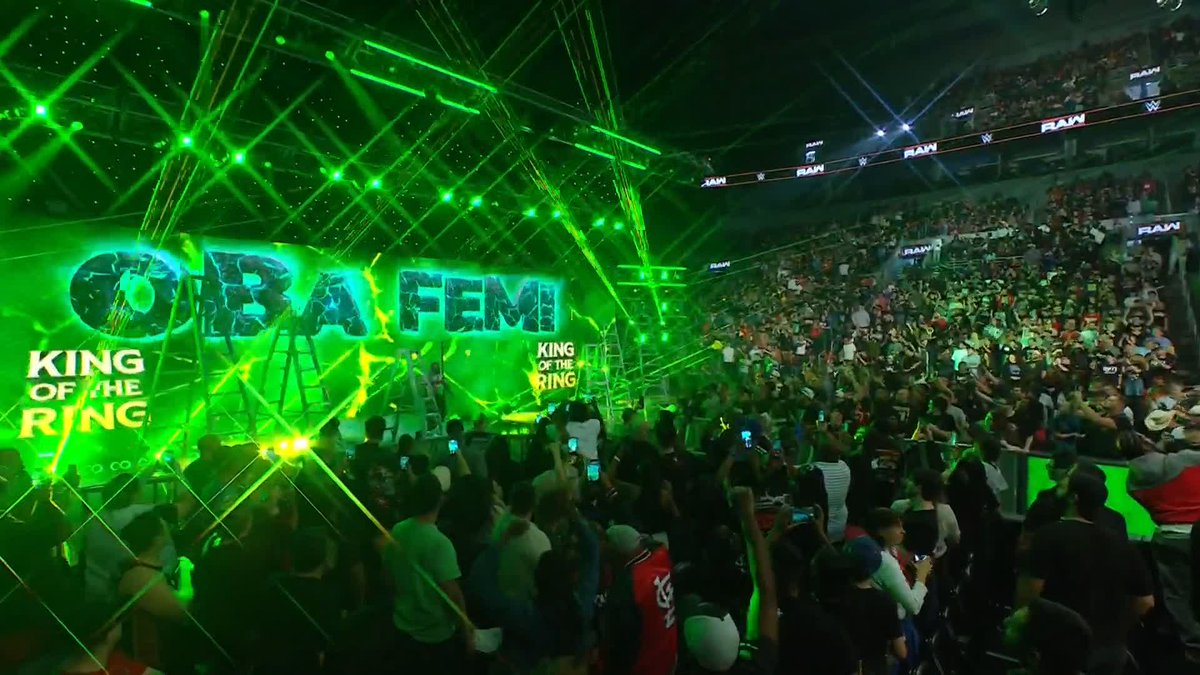 OBA FEMI is HERE!! 👏 Oba Femi wwe