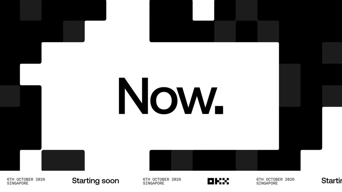 GM. OKX Now goes live in 1 hour. Everything we've been building for the next generation of finance, shown in action by the people who built it. Take your seat: