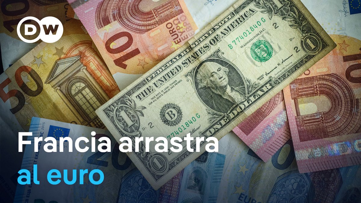 El euro se derrumba por el endeudamiento insostenible de Francia El euro cayó a su nivel más bajo frente al dólar en 17 meses, presionado por el temor a que los problemas fiscales y políticos de Francia se extiendan al resto de la eurozona. La moneda llegó a cotizar por debajo de 1,12 dólares, mientras aumentaban los costos de financiación franceses y caía la Bolsa de París. La incertidumbre se vio agravada además por la convocatoria de elecciones anticipadas en España. Los mercados temen que la inestabilidad política dificulte la reducción del déficit francés y reavive tensiones similares a las de la crisis de deuda europea de la década pasada.