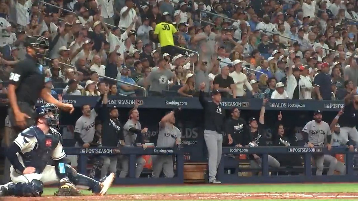 Aaron Judge knew Ben Rice homered off the bat 💪