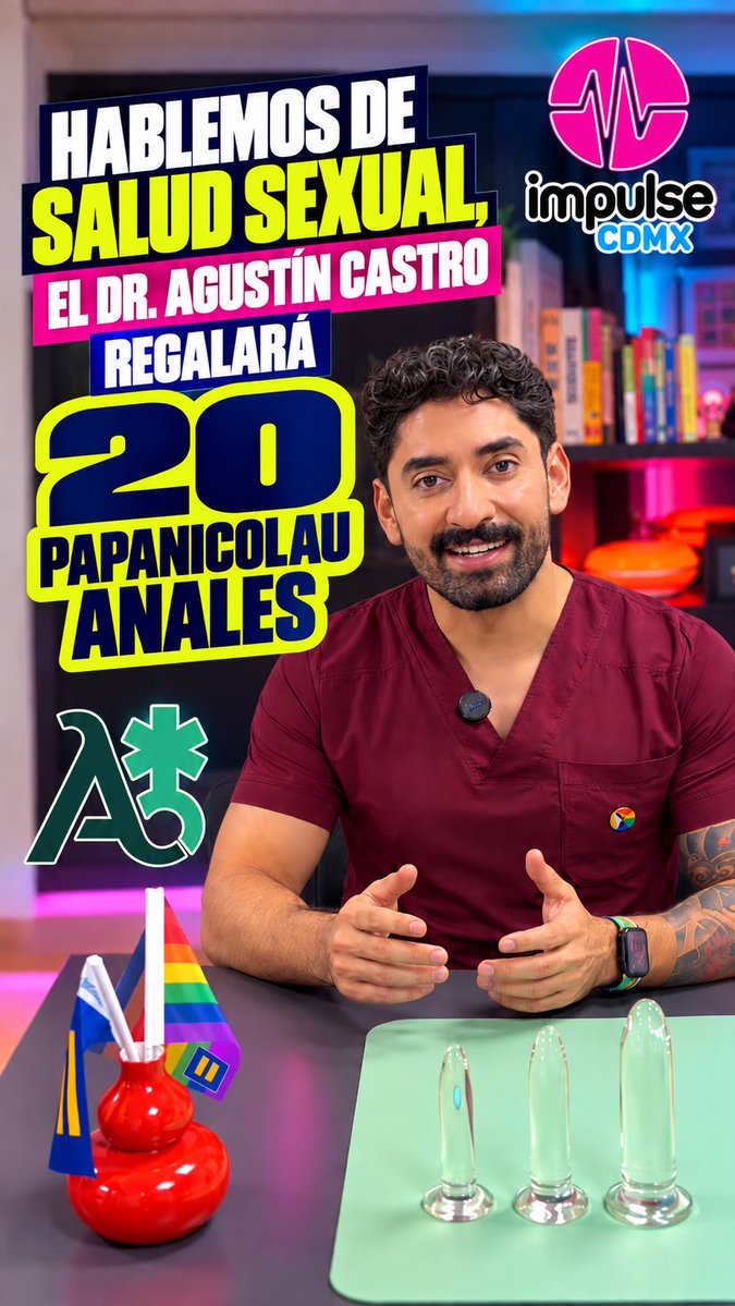 Hablemos de salud sexual, sin pena jochis 🌈 ¿Ya habías escuchado del Papanicolaou anal? 👀 El Dr. Agustín Castro nos cuenta qué es, para qué sirve y por qué también debemos poner atención a nuestra salud anal 🍑✨ Y porque no solo venimos a informar… el Dr. Agustín regalará 20 Papanicolaou anales a nuestra comunidad 🫶 ¿Crees necesitar uno? Ve a nuestro Instagram y comenta un * en el reel. Te enviaremos por DM un formulario y las primeras 20 personas que lo completen recibirán el procedimiento sin costo. 👉 Gracias, Dr. Agustín, por hablar de salud sexual sin pena, prejuicios ni estigmas. Entre pares, es mejor. 🏳️🌈✨ #SomosImpulse #SaludSexual #SaludAnal #ImpulseCDMX