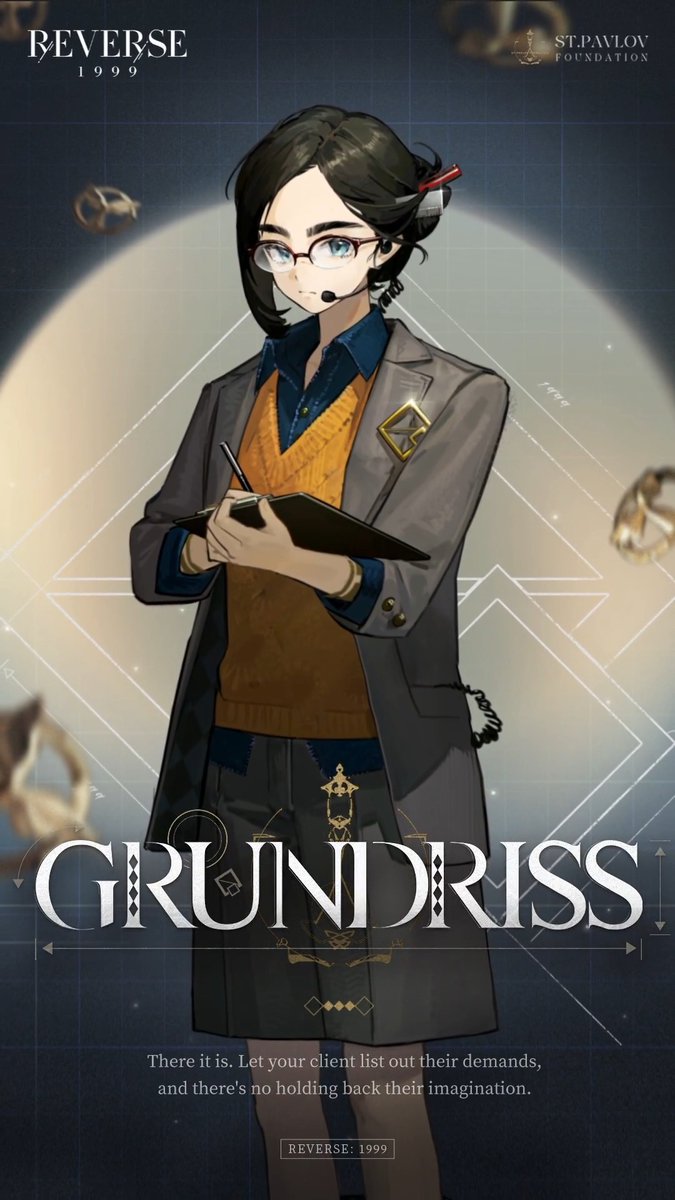 A Day with GRUNDRISS on Site | Reverse: 1999 "Speaking of, how's the design coming? Any progress?" Version 3.8 The Temporal Scale is now available on Mobile and PC. #Reverse1999Ver3ꓸ8 #TheTemporalScale #GRUNDRISS