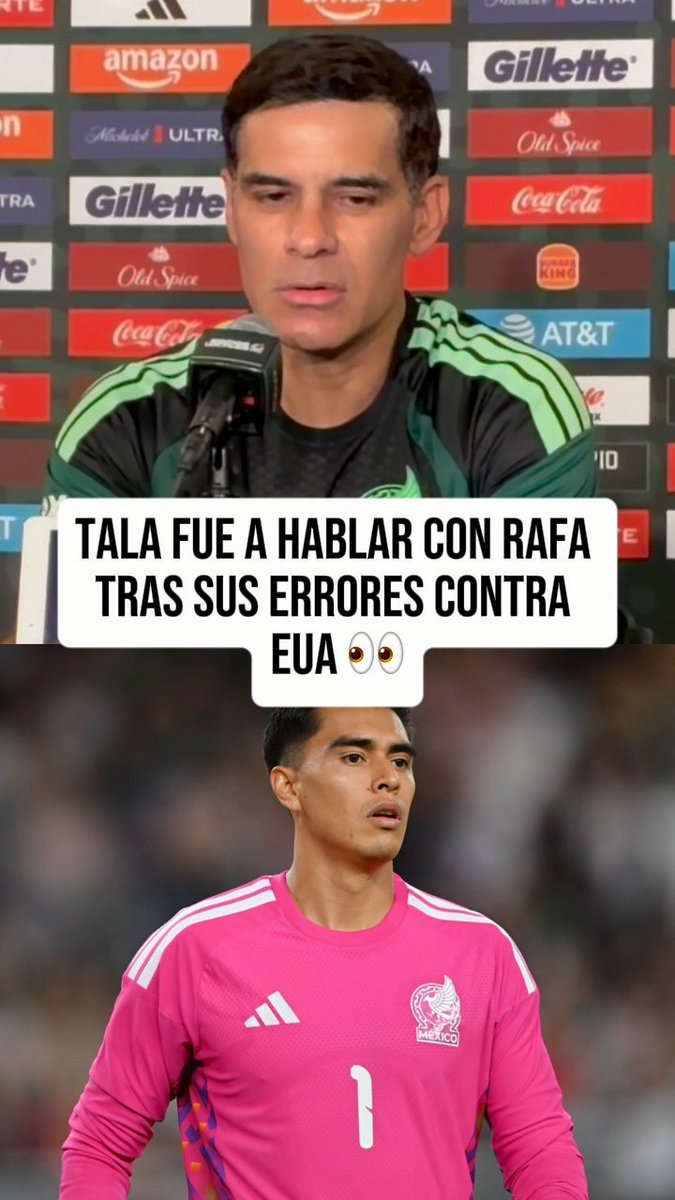 ¡RESPALDO TOTAL! 👊🏻🇲🇽 ‘Tala’ Rangel ya habló con Rafa Márquez tras los errores del partido ante Estados Unidos 🇺🇸