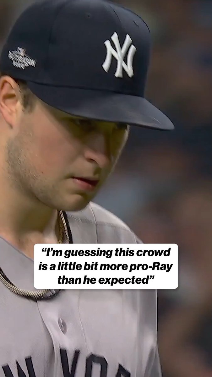The radio call from Tampa Bay when Cam Schlittler was pulled from the game
