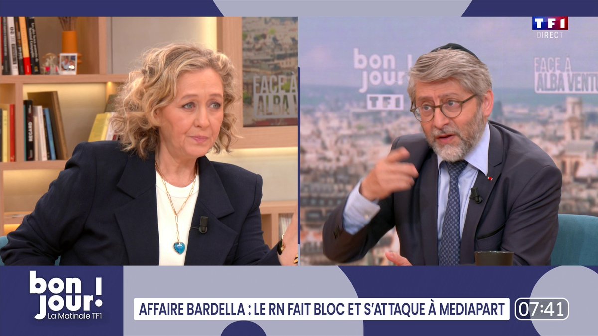 🔴 🗣️ "Je n'ai pas de certificat d'antisémitisme délivrer. Les déclarations de LFI sont clairement antisémites mais je ne peux pas dire que tous les dirigeants du FN sont antisémites ou pas (...) Il y a des proximités qui ne prêtent pas à confusion" : Haïm Korsia #FaceÀAlbaVentura
