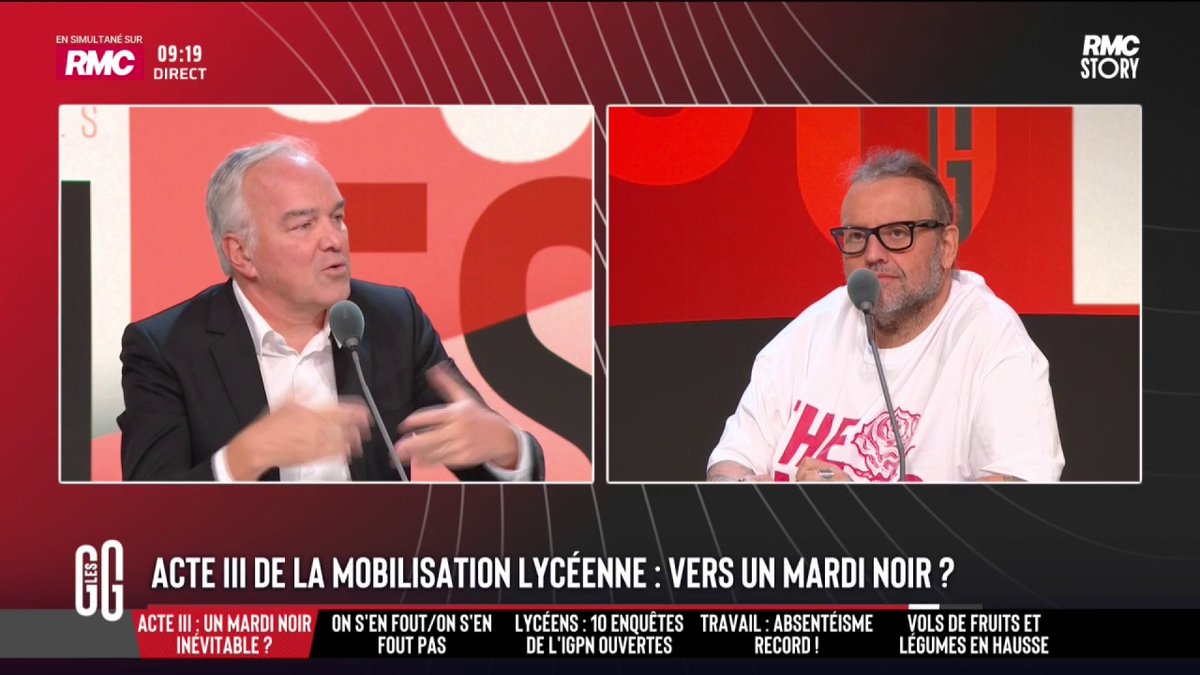 🗣️ Olivier Truchot : "La pièce de théâtre que tu joues, personne n'y croit. Tu dis que les flics sont là pour tabasser les gamins ? C'est honteux !" 🗣️ Bruno Poncet : "Je ne sais pas... c'est ce qui se passe ! Allez-y, tabassez les gamins ! Tout le monde s'en fout." #GGRMC