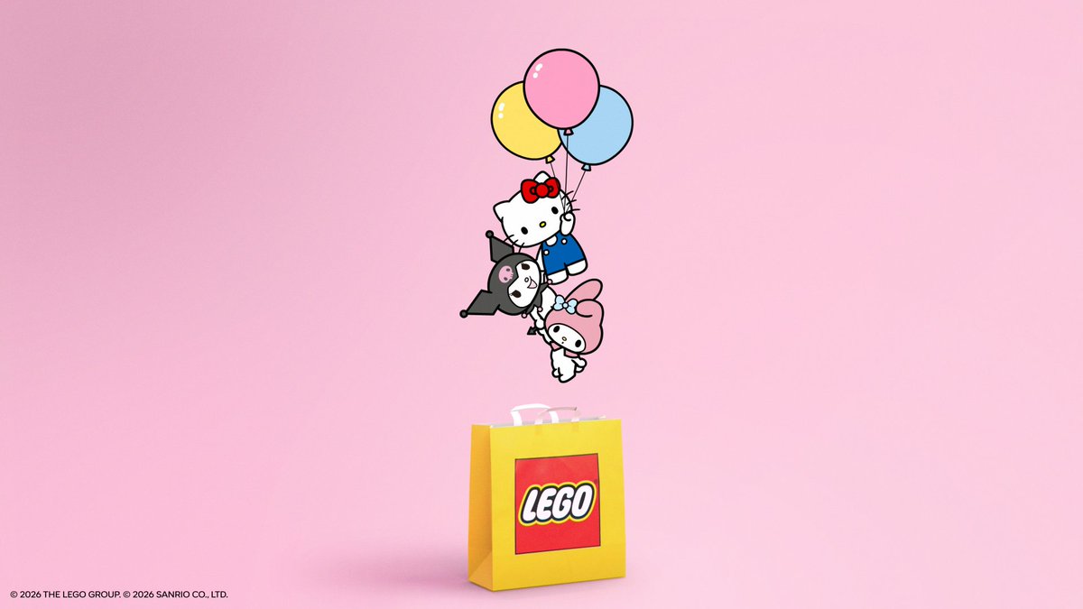 A new adventure begins with Hello Kitty and Friends! 🌈☁️✨ Discover more: #hellokitty #sanrio #LEGO
