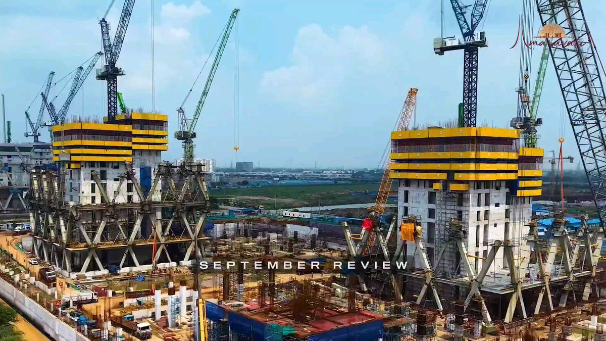 Both government and private projects in Amaravati progressed faster during September 2026. 🔥