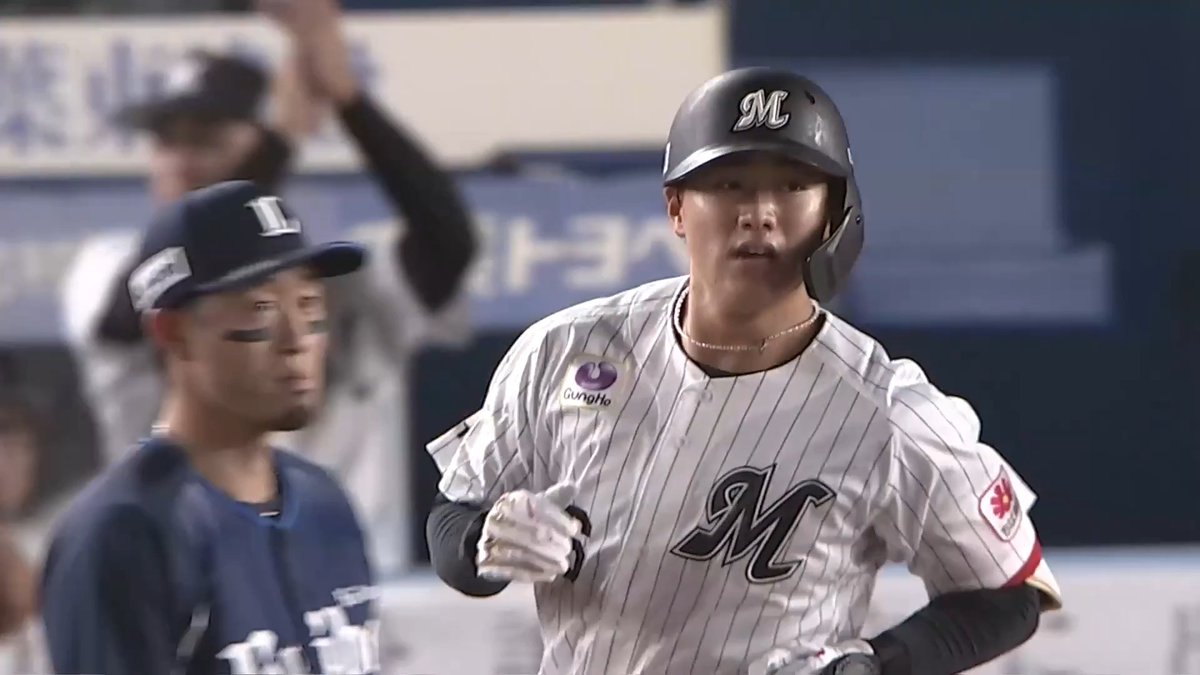 千葉ロッテ 西川史礁 選手の最多安打者賞が確定㊗️ オリックス 西川龍馬 選手に並ぶ155本目の安打を放つ✨