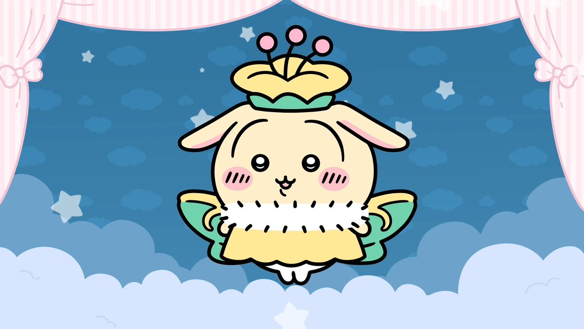 ╭━━━━━━━━━━╮ ⭐️ピーターパン衣装⭐️ うさぎ ╰━━━━━━━━━━╯ うさぎのピーターパン衣装をご紹介✨ ベルをリンリン鳴らします🔔 #ちいぽけ #ちいかわぽけっと #ちいぽけ1ꓸ5周年