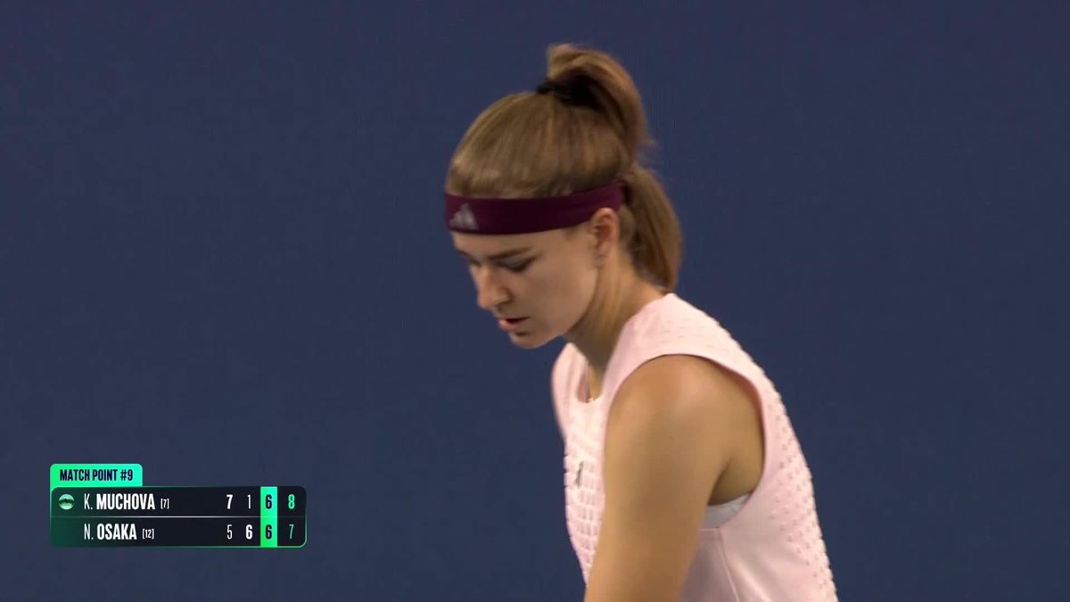 Resilient Muchova ๐ช Karolina Muchova moves onto the next round in Beijing after defeating Osaka after an incredible tiebreaker! #ChinaOpen