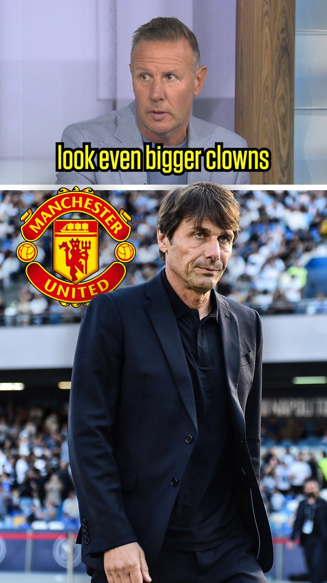 Antonio Conte to Manchester United? 🤔 "They'd look like CLOWNS" says Craig Burley😂