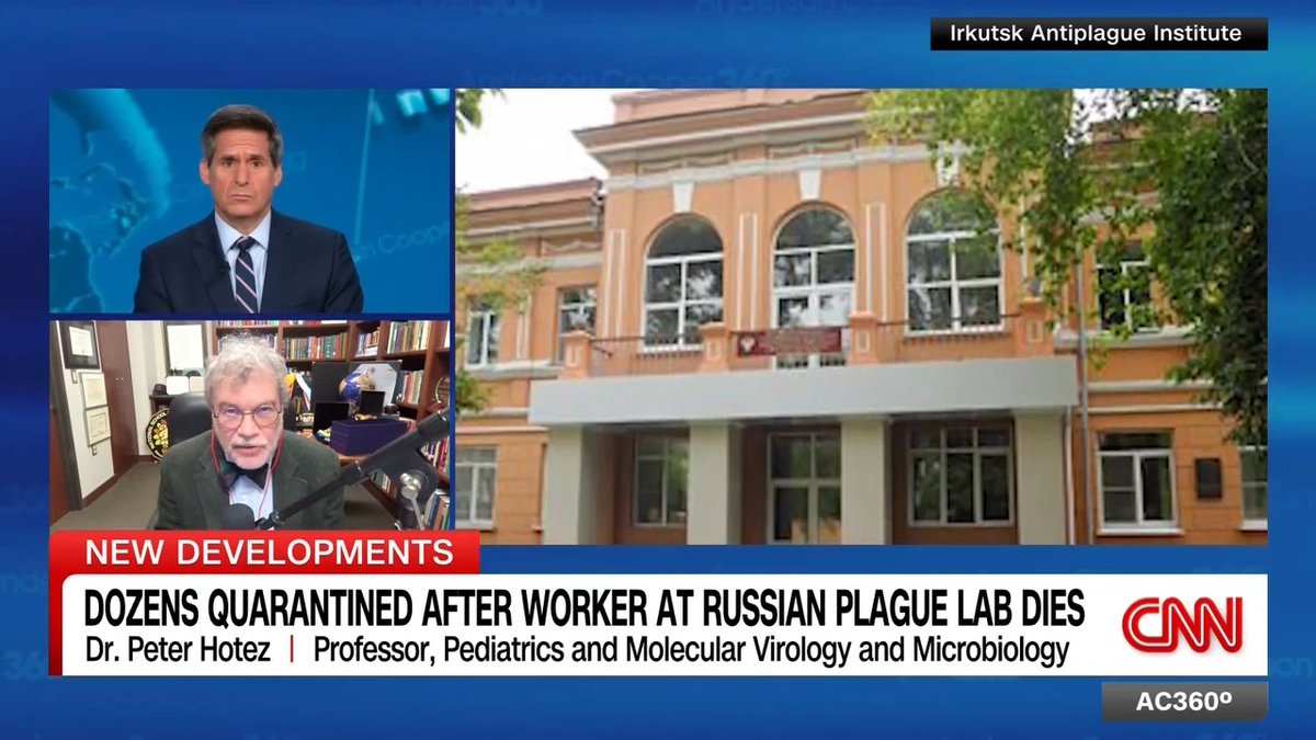 Dozens of people are quarantined after a worker at a Russian plague lab died after being diagnosed with pneumonia of "unknown" origin. Dr. Peter Hotez breaks down what we know.