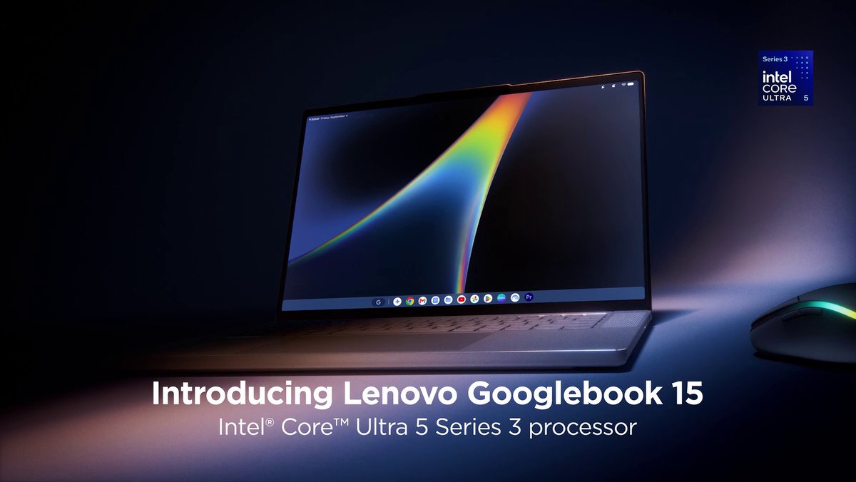 Built to move at the speed of you. Meet the Lenovo Googlebook 15—crafted for performance, designed for Gemini Intelligence, and syncs effortlessly with your phone. With a remarkably lightweight design at under 1.3kg, plus a stunning 15" display, it gives you more room to explore ideas, get things done, and keep your momentum wherever the day takes you. Buy now at Google | Android