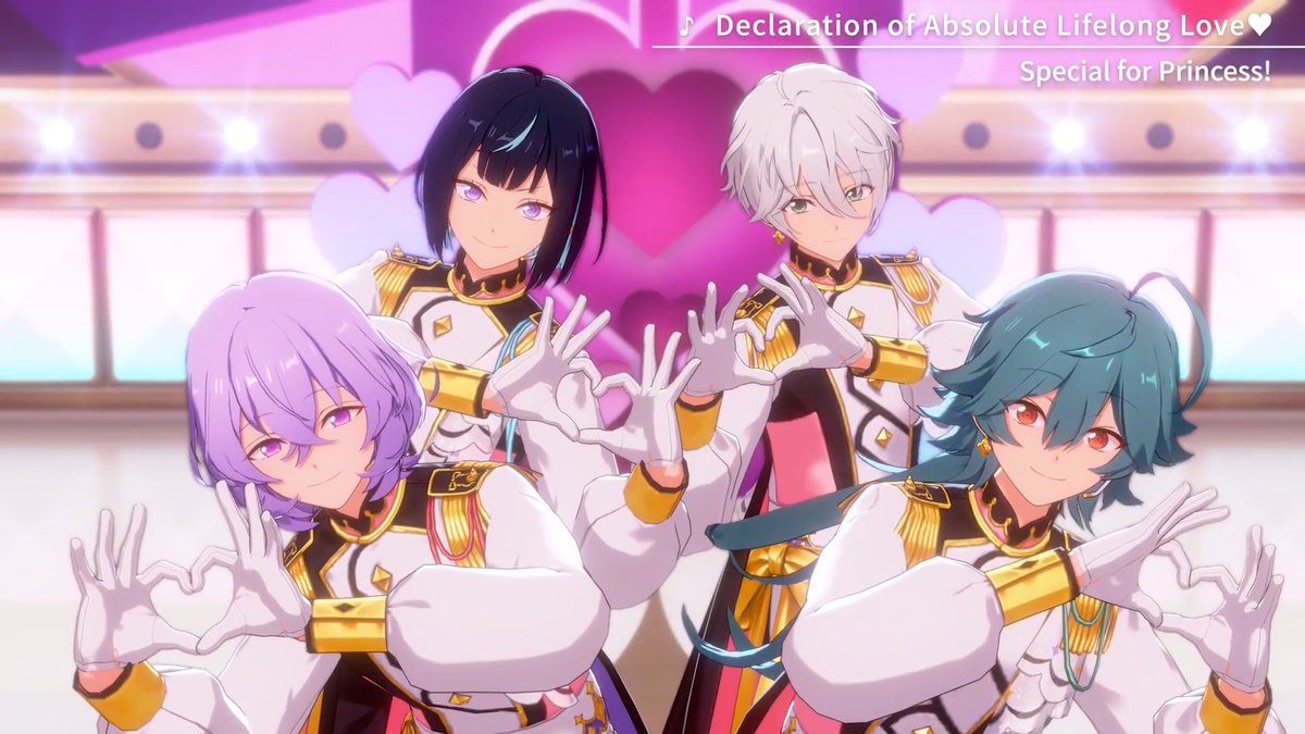 New song added! Declaration of Absolute Lifelong Love♥ will be available from 10/08 12:00 PM (GMT-5)! Please enjoy!