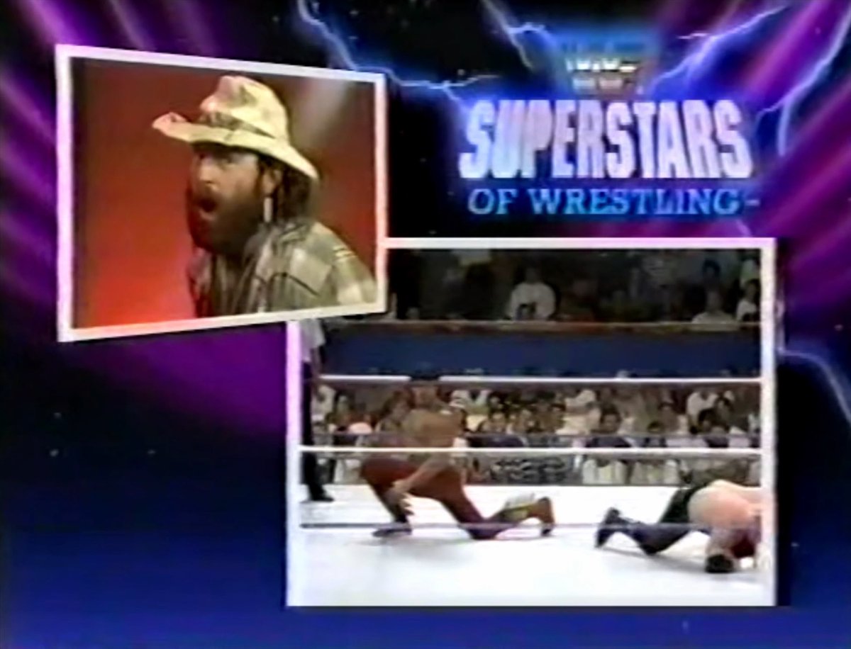#OnThisDayInWWE 35 years ago (yesterday) on Superstars: How far Ricky Steamboat has fallen From facing Savage at WrestleMania 3 to feuding with Skinner on house shows