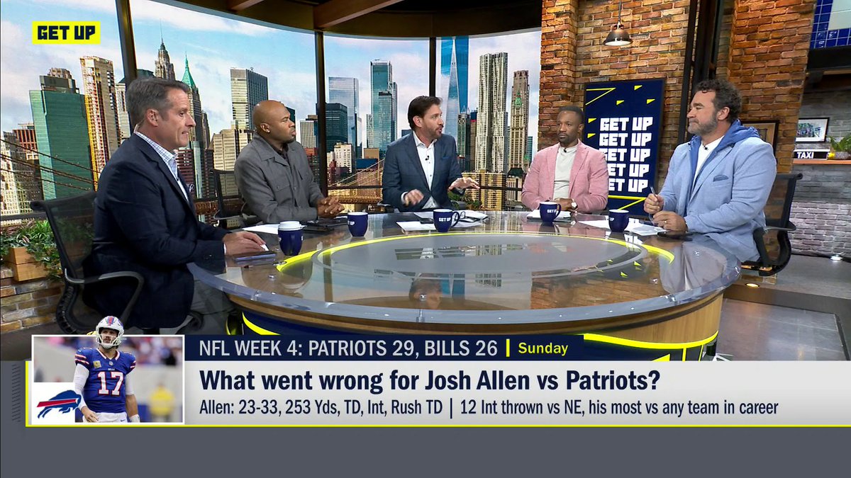 "It's not Josh Allen that's the problem, it's how much Buffalo needs Josh Allen." Steve Smith Sr. and the crew weigh in on Josh Allen after Week 4 👀