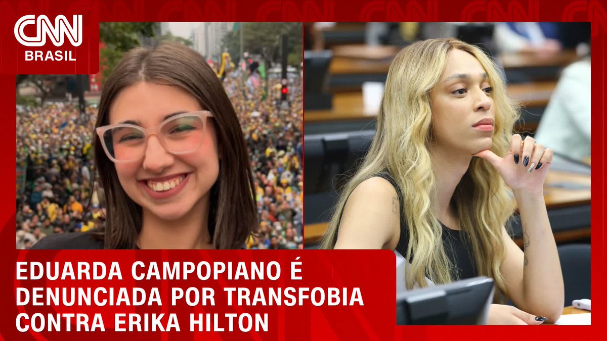 Eduarda Campopiano é denunciada por transfobia; assista #LiveCNNBrasil