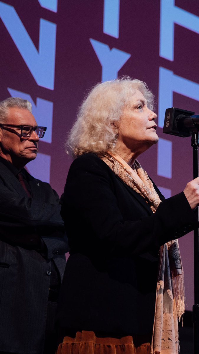 "[The Devils] was his favorite [film], and he really wanted it done the right way." - Ken Russell's widow, Elize Tribble Russell, introduces the North American premiere of the newly restored 35mm print at #NYFF64 😈