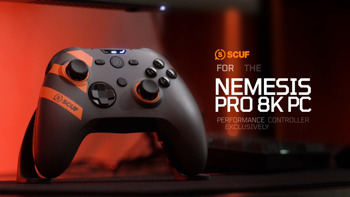This is SCUF Nemesis Pro 8K PC ⚡️ ✅ 8K Polling Rate Wired & Wireless. ✅ Endurance TMR sticks. ✅ Dual-Mode Instant Triggers. ✅ Customizable Rear Paddles. ✅ Instant ABXY. ✅ Full customization through the Builder. Built for the players who refuse to leave speed on the table. Available now →