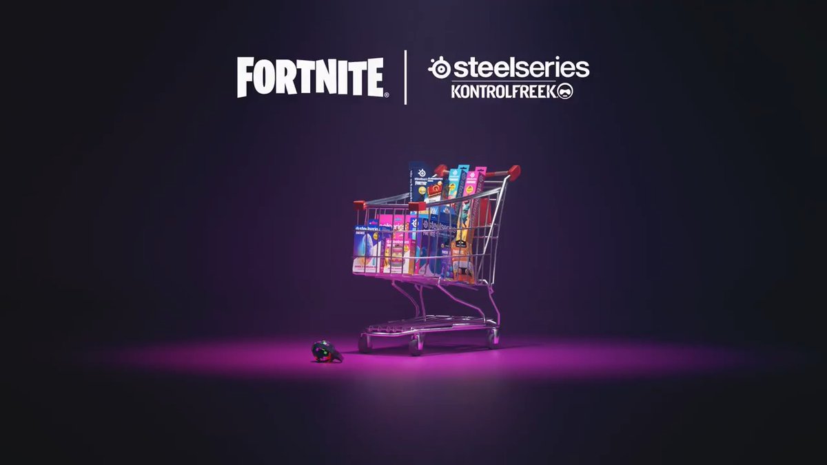 The Fortnite Collection is here 💥 GameBuds Nova 3 Wireless Aerox 3 Wireless 3 QcK mousepads 3 keycap sets Artisan keycap each product comes with their own in-game item included with purchase ✔ where we dropping? >>>