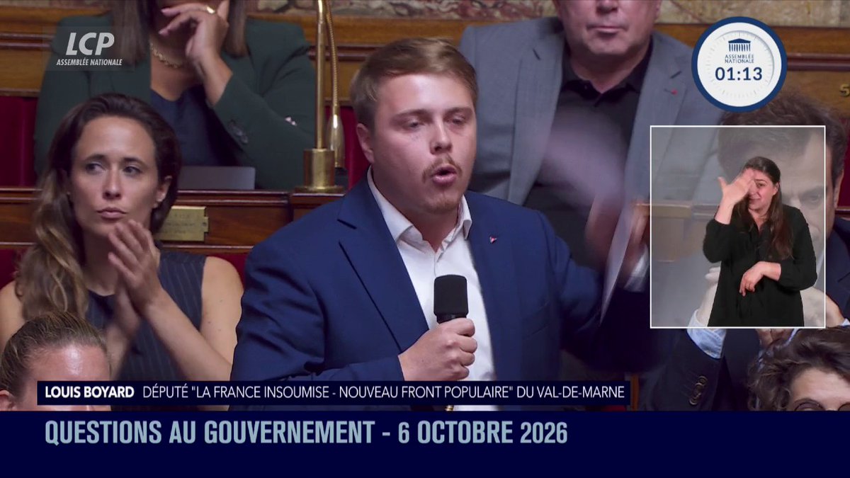 Mobilisation lycéenne: "Vous devez comprendre que cette jeunesse ne veut plus faire du 8h-18h pour se faire trier par la mascarade de méritocratie qu'est Parcoursup", dit Louis Boyard #QAG