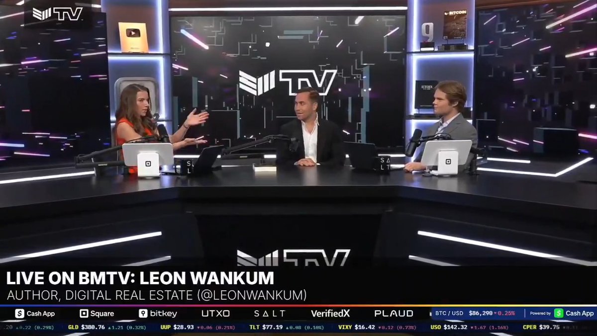 JUST IN: Digital Real Estate author Leon Wankum says saving in Bitcoin is a better inflation hedge than investing in real estate. "There is no need to invest your money into real estate to save it from inflation. You can just save in Bitcoin." 👏