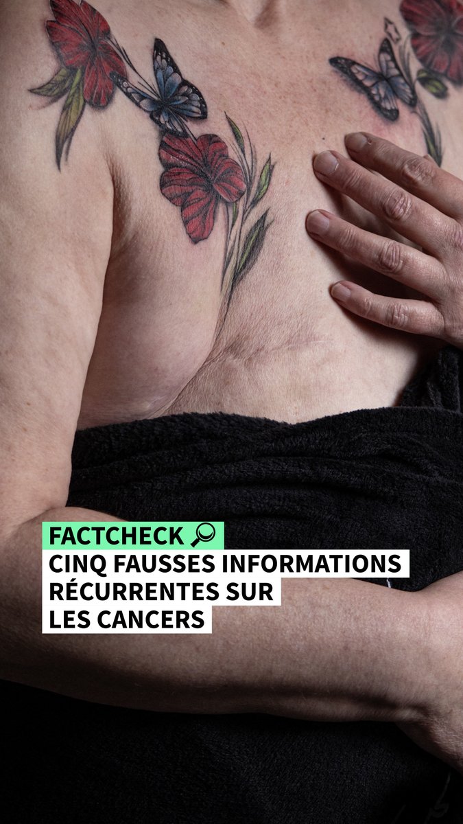 🩺 Soutien-gorge, sels d’aluminium, jeûne, sucre… À l’occasion d’Octobre rose, l’oncologue Suzette Delaloge répond à cinq fausses informations régulièrement relayées sur le cancer, notamment celui du sein ⤵️