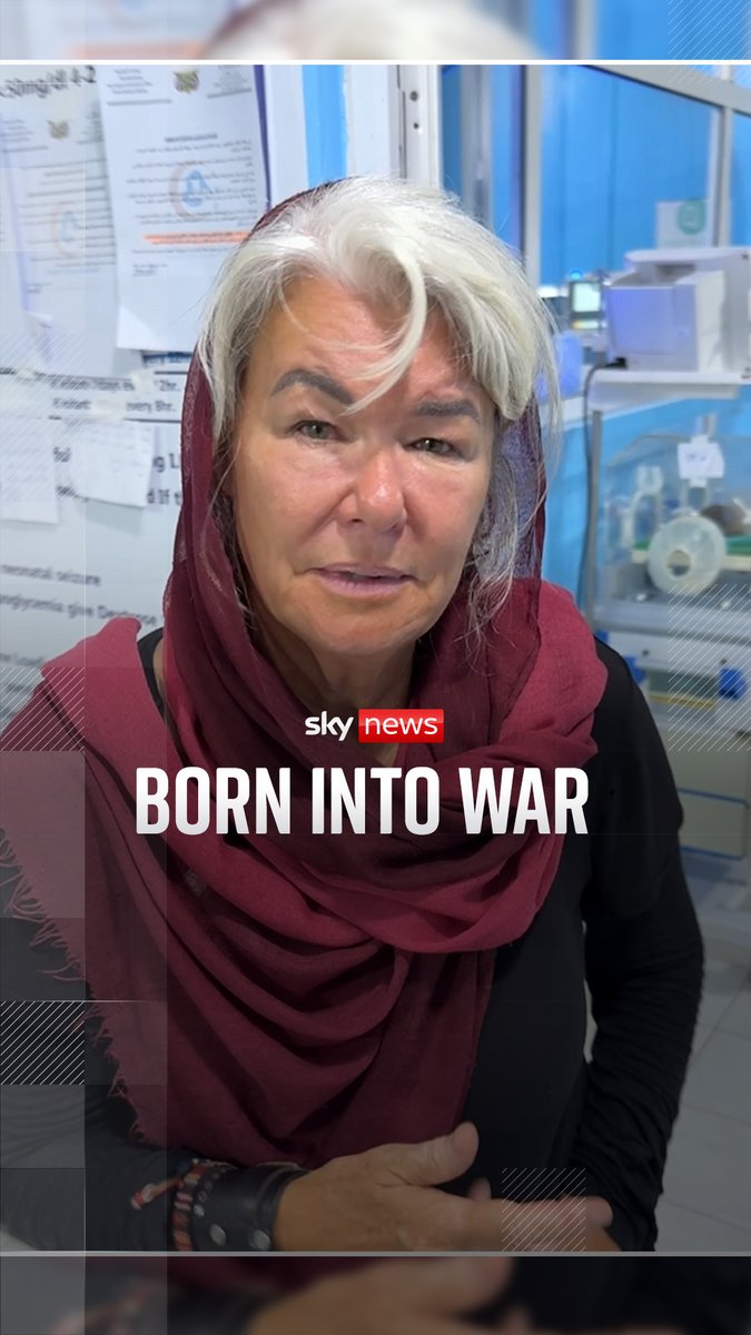 Sky's Alex Crawford visits a hospital in Yemen which has registered a very sharp spike in babies born prematurely, believed to be linked to the stress of the ongoing war between Saudi-backed government forces and the Iranian-backed Houthis. 📺