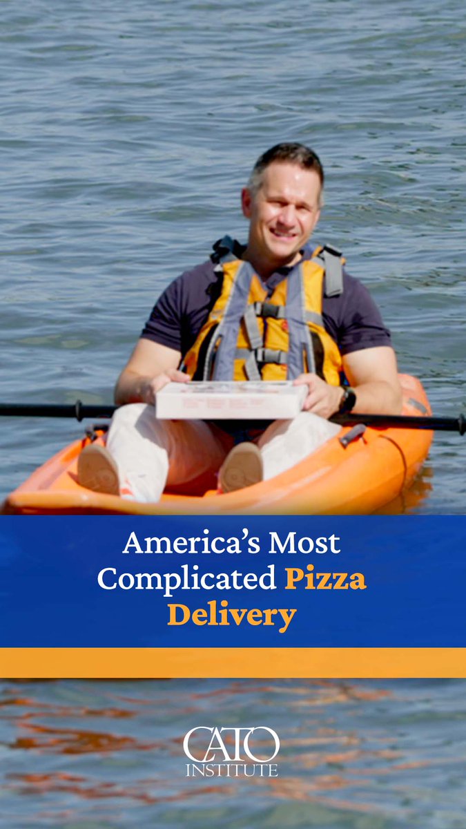 Can you deliver a pizza from NYC to New Jersey by kayak? Not without violating a century-old federal shipping law. Follow the Cato Institute’s Scott Lincicome as he tries to get his pizza across the Hudson River and explains why the Jones Act makes no sense today.