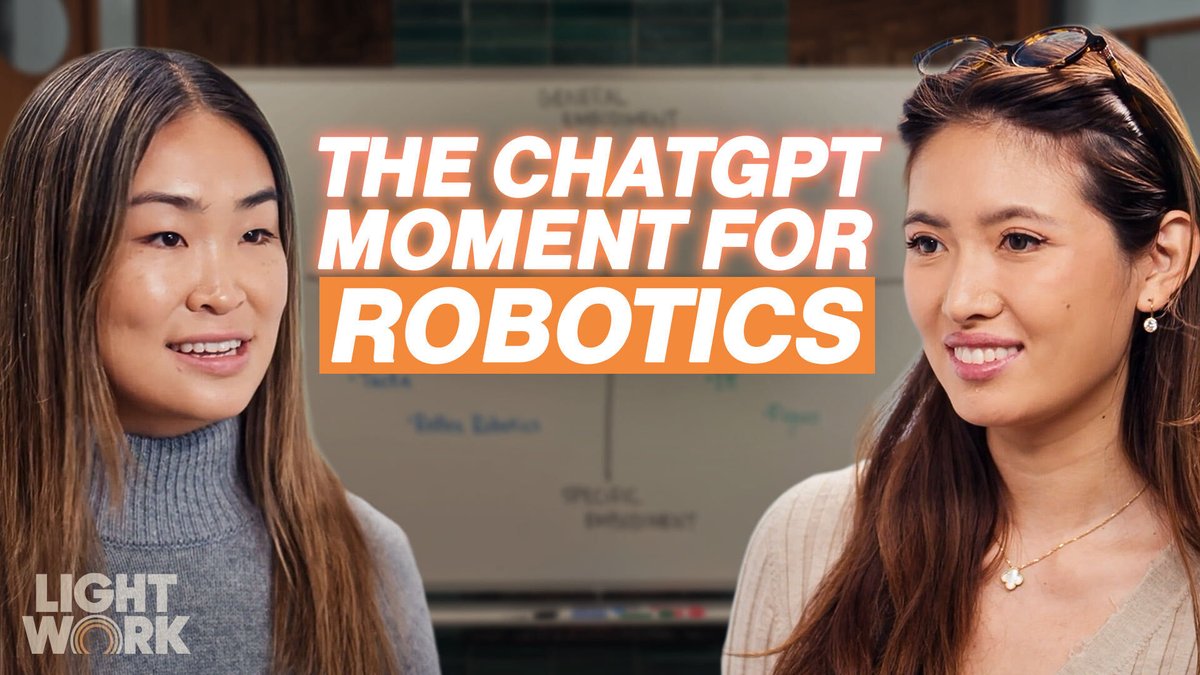 How do you know which robots are ready for the job? Robotics companies test their models on different tasks and datasets. Lightspeed Partner Amber Yang sees a need for better ways to compare them, especially when customers are making decisions about safety. She maps the robotics market by how general or specialized companies’ models and hardware are. As models become more adaptable, Amber sees an opportunity for companies that specialize in deployment. She calls them “DeployCos”: businesses that could pair existing models with different kinds of embodiments to handle work in places like factories or restaurants. 0:00 Why Older Robotics Companies Struggled 0:40 Mapping The Robotics Landscape Across Two Axes 1:16 Model Layer Breakthroughs From VLAs To World Action Models 4:20 One Brain Many Bodies And The Value Of Specific Models 5:27 In-Context Learning And How Robotics Companies Collect Training Data 7:40 Hardware Developments And Dependence On China 9:24 Specific Model Specific Embodiment Quadrant 13:05 The Deploy Co Angle And Open Router For Robotics 13:55 General Model Multiple Bodies Quadrant 15:50 General Model Specific Embodiment Quadrant 17:24 Where Things May Be Commoditized And Infrastructure Opportunities 20:45 Robotics Observability And Evaluation 22:33 Learning From Autonomous Vehicles Claire Zau
