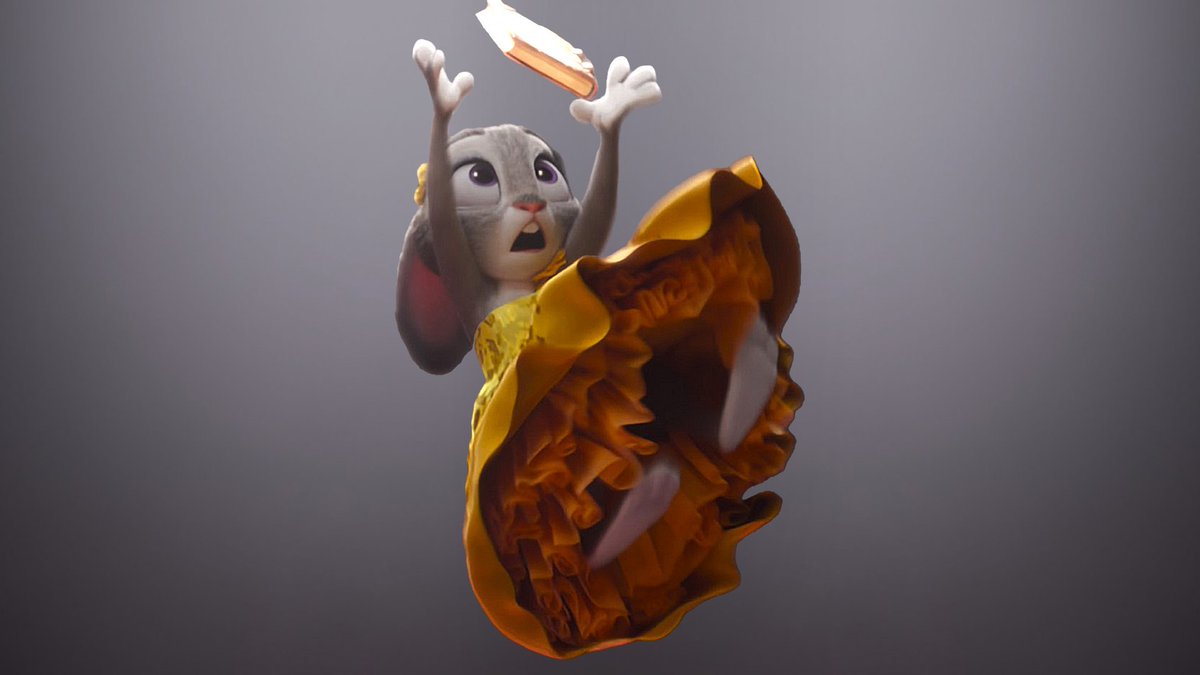 Judy catches the book in midair. 👀