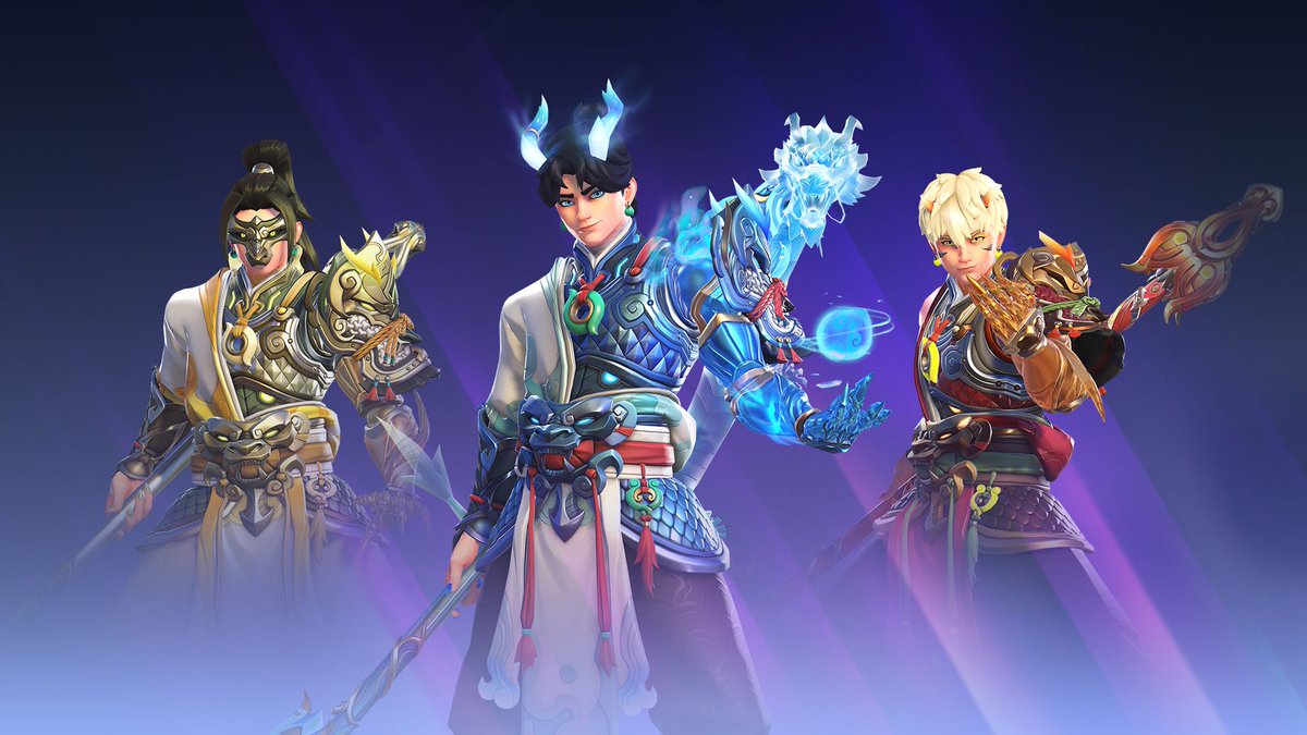 New #Overwatch Mythic Skin Showcase: Dragon Shaoxia Wuyang 🐲