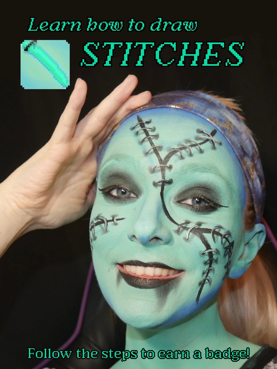 Assemble your art supplies and prepare to follow Vitani🇳🇴🇬🇧 Bodypaint artist’s tutorial to draw stitches and scars that tell a story. Piece your work together, submit it, and earn a brand-new badge! Step-by-step tutorial link in the first comment