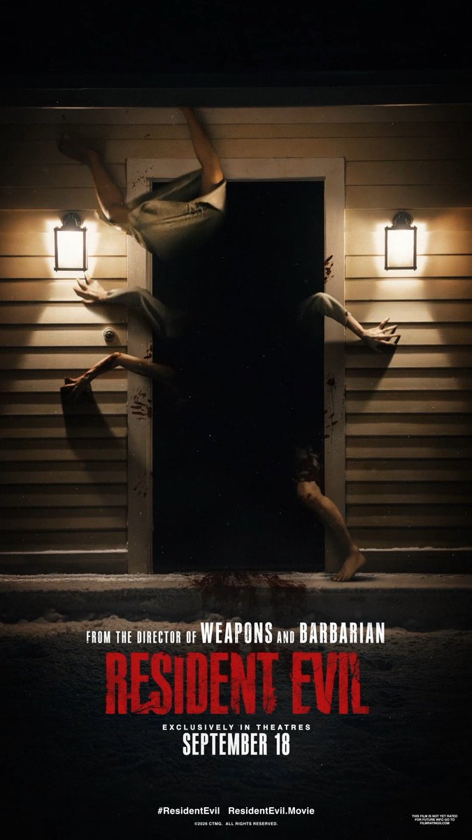 𝙴𝚟𝚒𝚕 𝚛𝚎𝚜𝚒𝚍𝚎𝚜 𝚑𝚎𝚛𝚎… From the mind of Zach Cregger, director of Weapons and Barbarian. Filmed for IMAX – Resident Evil is NOW PLAYING in theatres. Get tickets now. #ResidentEvil
