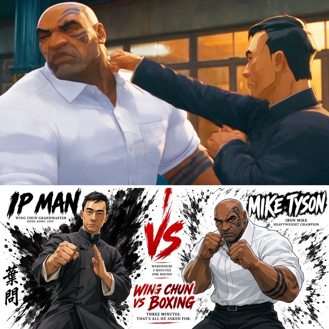 Recreated the iconic fight between Ip Man and Mike Tyson🥋🥊 Seedance 2.5 + GPT Image 2.5 Prompt👇🏻