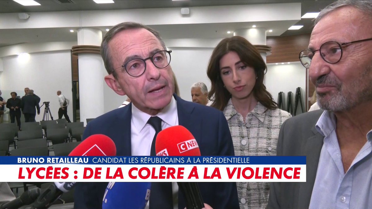 «Non seulement LFI a soufflé sur les braises, mais ils ont apporté l’essence et les allumettes», déclare Bruno Retailleau, candidat des Républicains à la présidentielle. Toute l'info est à retrouver sur