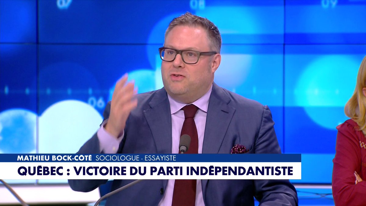 «Québec : Victoire du parti indépendantiste» : l'édito de Mathieu Bock-Côté dans #Facealinfo