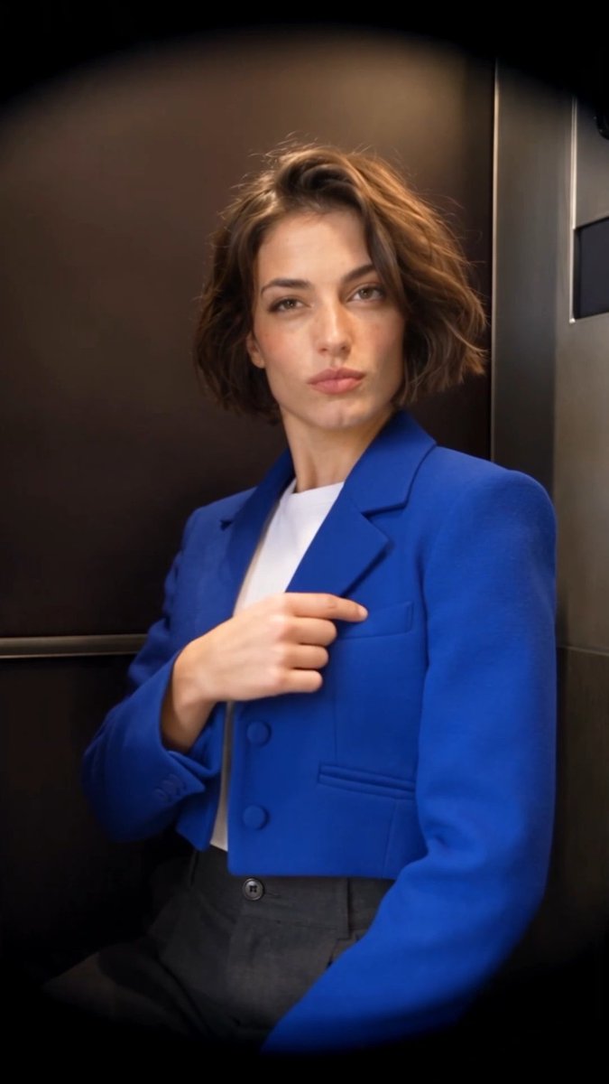 Good tailoring leaves room for a little mischief. One look. No single mood. 📸 #FashionFilm #AIvideo