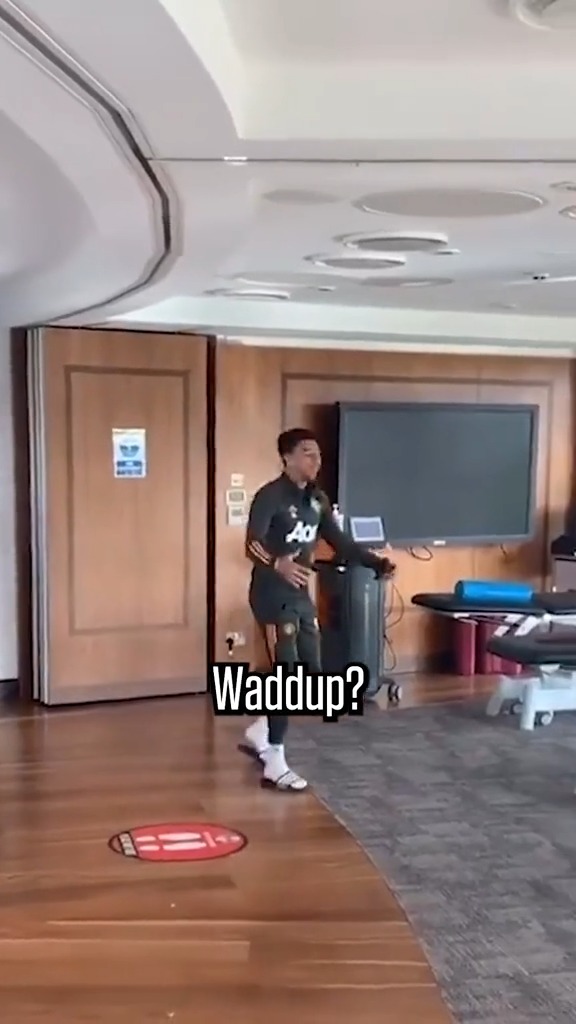 When Jesse Lingard was doing his Paul Pogba impression 😂 (via Paul Pogba)