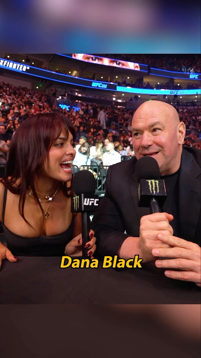Can’t tell if Dana White loves me or hates me LOL