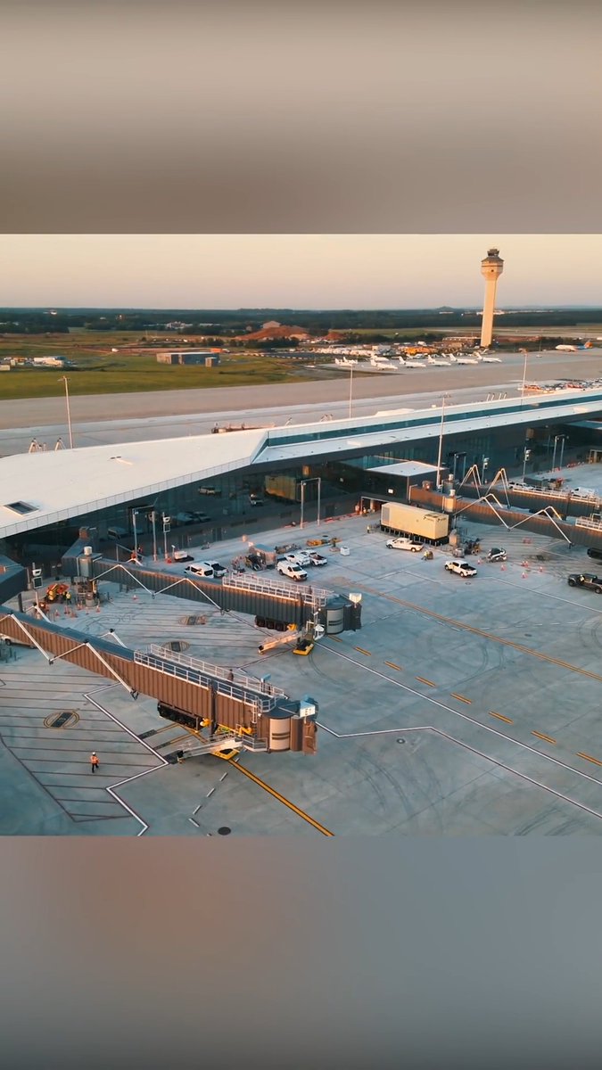 New Concourse E drone footage just dropped!