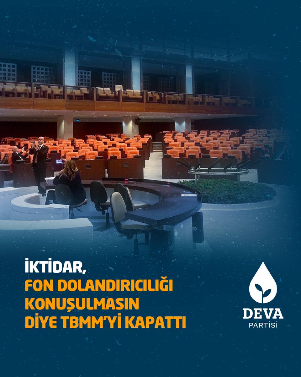 İktidar, fon dolandırıcılığı konuşulmasın diye TBMM’yi kapattı. Muhalefet olarak, Genel Kurul’u terk etmeyerek önergemizi okuduk. Herkes hakkına kavuşana kadar fon dolandırıcılığının takipçisi olacağız.