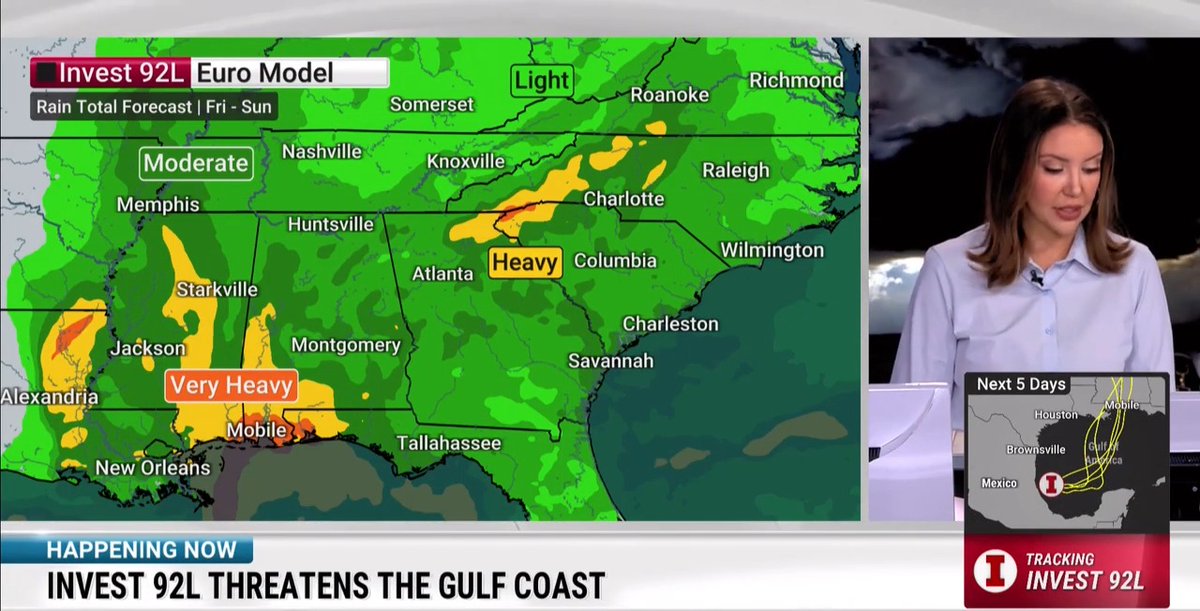 We’re closely monitoring Invest 92L. Meteorologist Felicia Combs breaks down where the system is headed and the heavy rain and flooding threat this weekend: