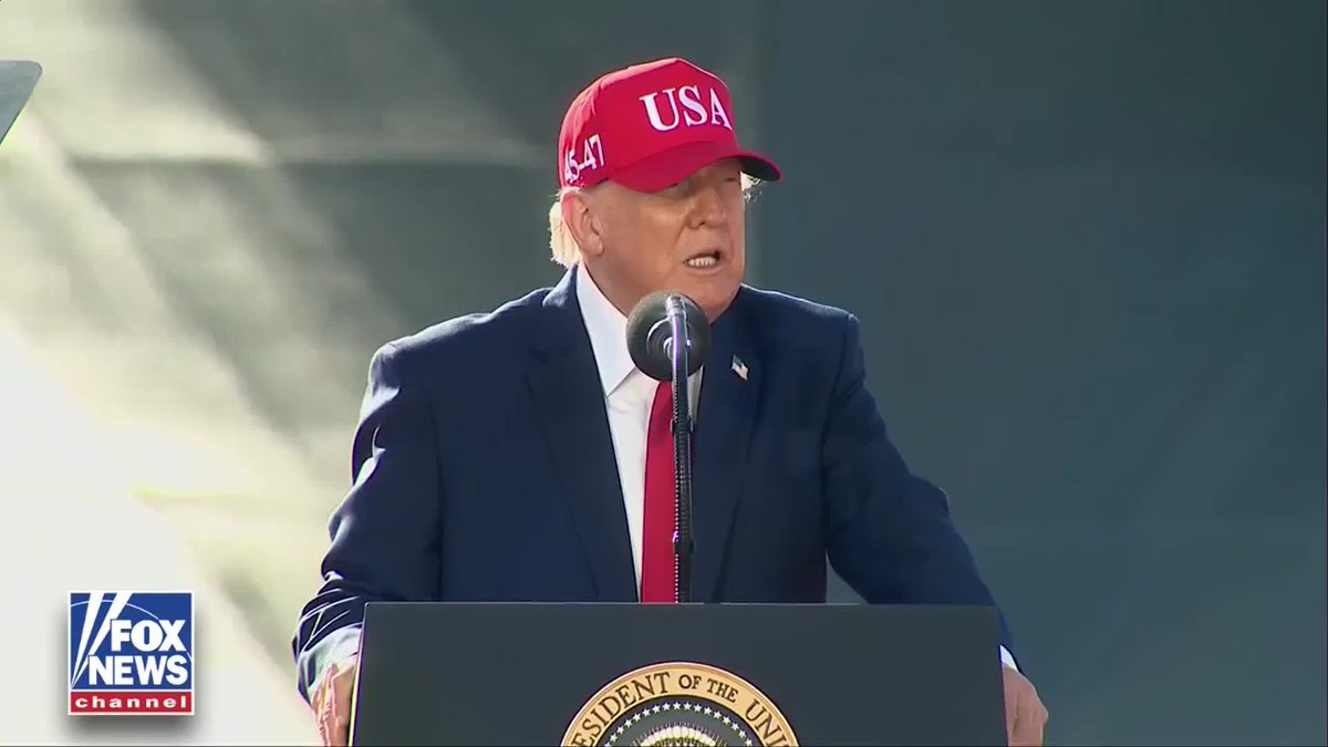 NEW: "Today, we're officially launching the construction of the largest new shipyard in the United States." President Trump kicks off construction at the Bethlehem Sparrows Point Shipyard in Baltimore, calling it the biggest new U.S. shipyard project since World War II. "This is going to be some big yard."