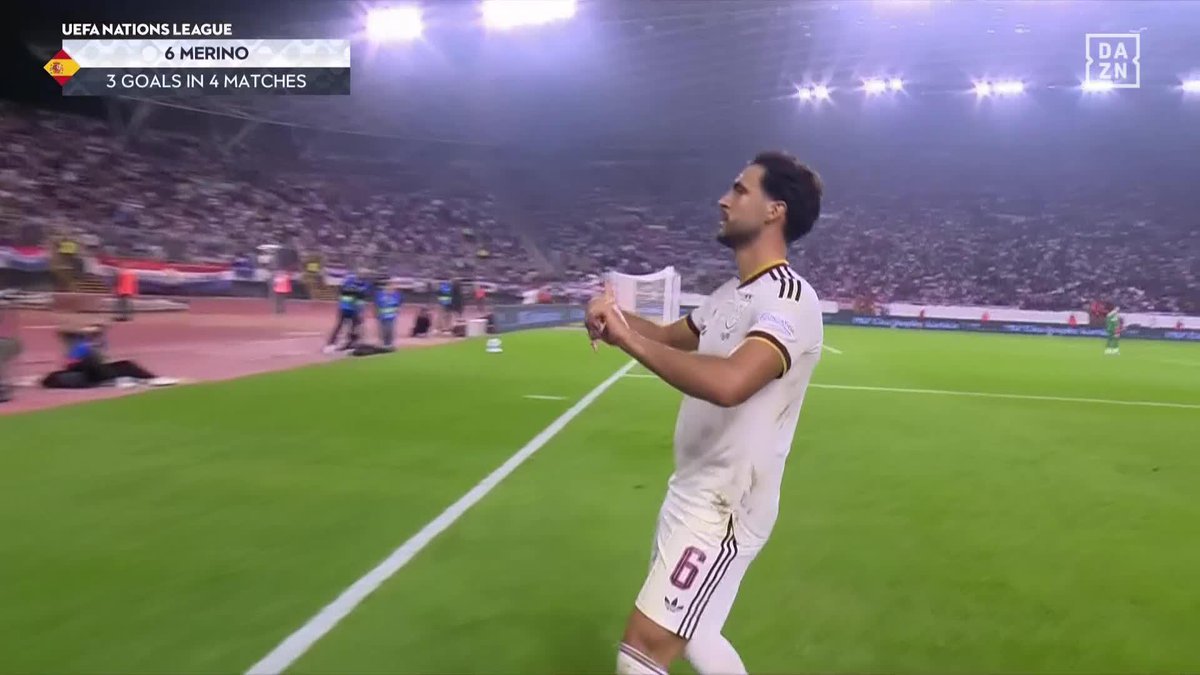 やっぱりメリーノなのか! 🇪🇸スーパーサブのメリーノがドブレーテ🔥🔥 反転からのゴラッソで逆転勝利を呼び込む! 📺UEFAネーションズリーグ 🆚クロアチア×スペイン #だったらDAZN